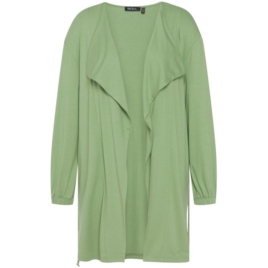 Ulla Popken Ulla Popken Gebreid vest pastelgroen -