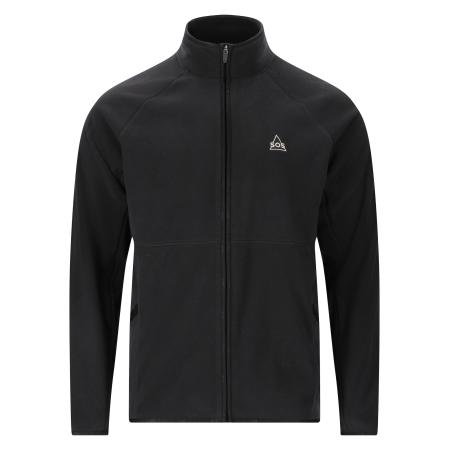 SOS SOS Fleece jas Hakuba zwart
