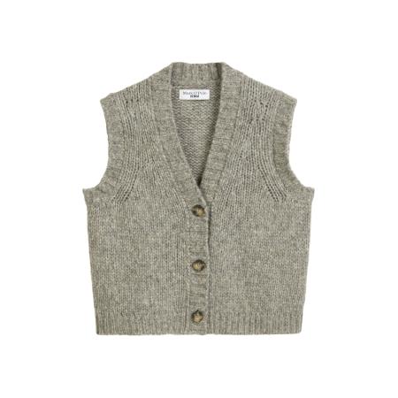 Marc O'Polo Marc OPolo DENIM Gebreide bodywarmer grijs gemêleerd