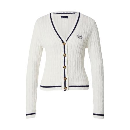 GAP GAP Gebreid vest navy / wit