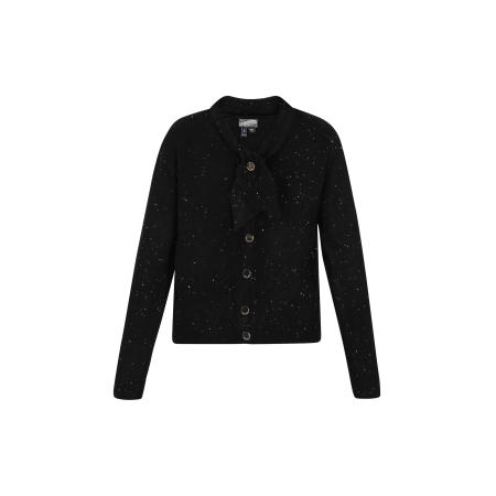 DreiMaster DreiMaster Vintage Gebreid vest zwart / wit