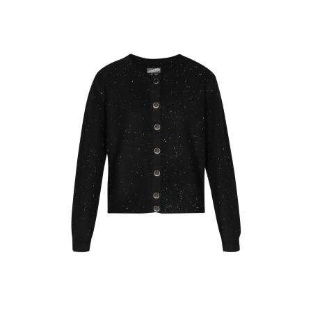 DreiMaster DreiMaster Vintage Gebreid vest Vintage zwart