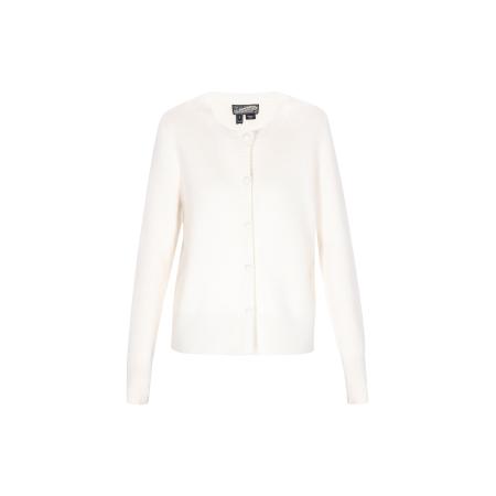 DreiMaster DreiMaster Vintage Gebreid vest offwhite