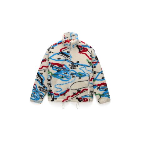 Napapijri NAPAPIJRI Fleece jas T-Fiemme azuur / rood / zwart / natuurwit