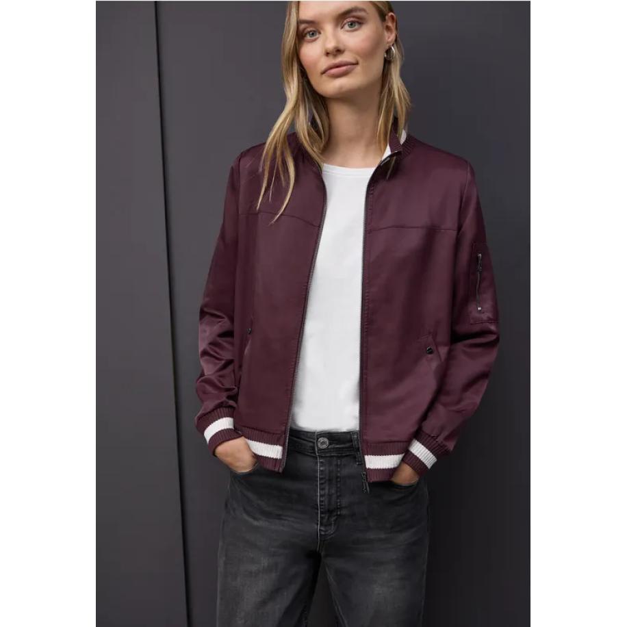 Street One Blouson met college details Rood