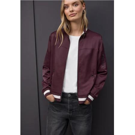 Street One Blouson met college details