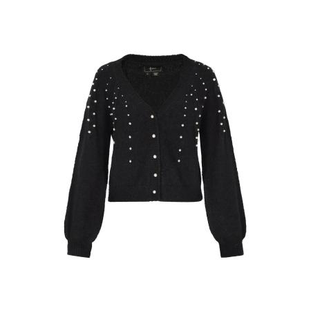 Faina faina Gebreid vest zwart