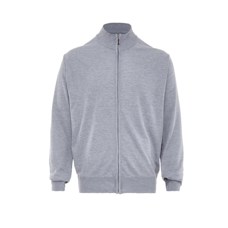Sloan Sloan Gebreid vest grijs -