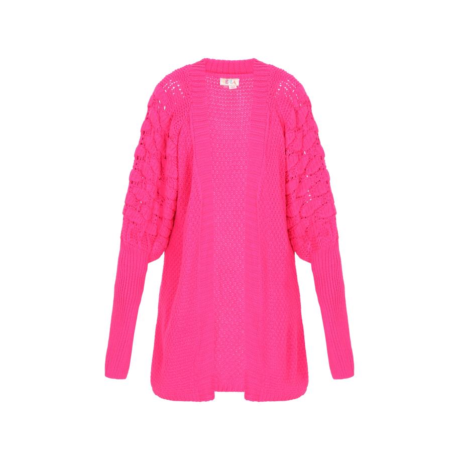 IZIA IZIA Gebreid vest Fashion Look pink -