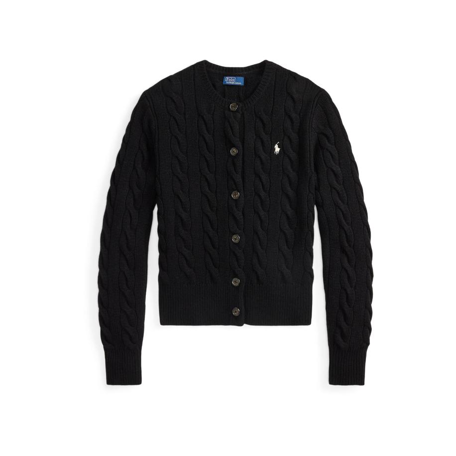 Polo Ralph Lauren Polo Ralph Lauren Gebreid vest ecru / zwart -