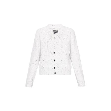 DreiMaster DreiMaster Vintage Gebreid vest offwhite