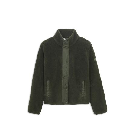 AIGLE Fleece jas donkergroen