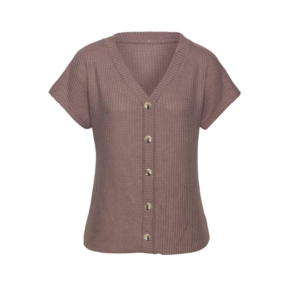 Lascana LASCANA Gebreid vest taupe -