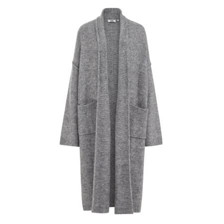 WE Fashion WE Fashion Gebreid vest grijs