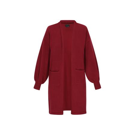 DreiMaster DreiMaster Klassik Gebreid vest Classic bourgogne