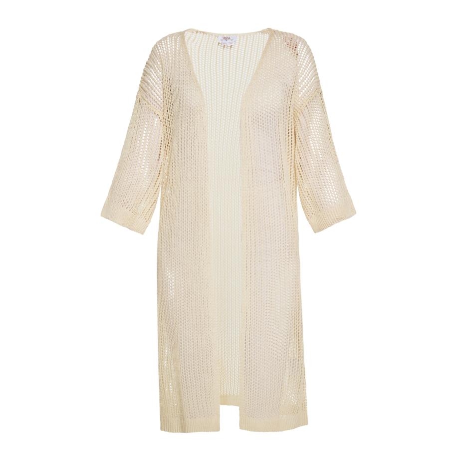 Usha usha FESTIVAL Gebreid vest crème -