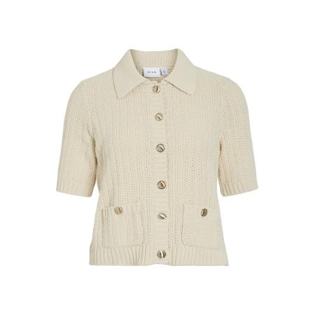 Vila VILA Gebreid vest VIGEORGIE crème