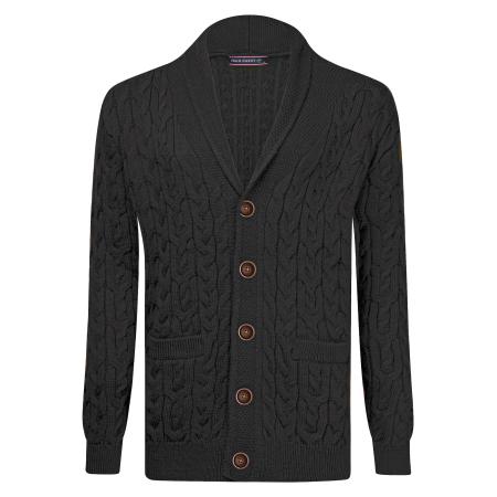 Felix Hardy Felix Hardy Gebreid vest antraciet