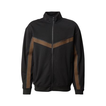 Hugo Boss HUGO Sweatvest Dingmoor karamel / zwart