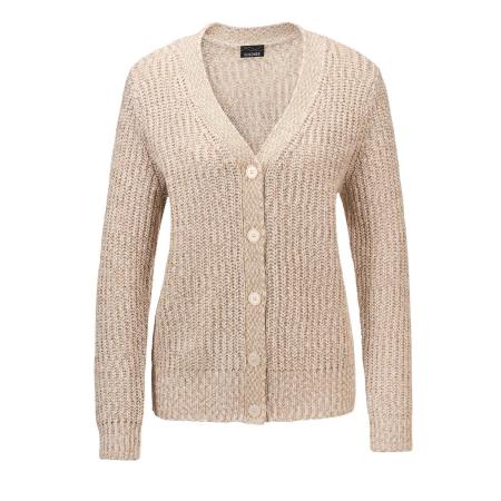 Goldner Goldner Gebreid vest beige