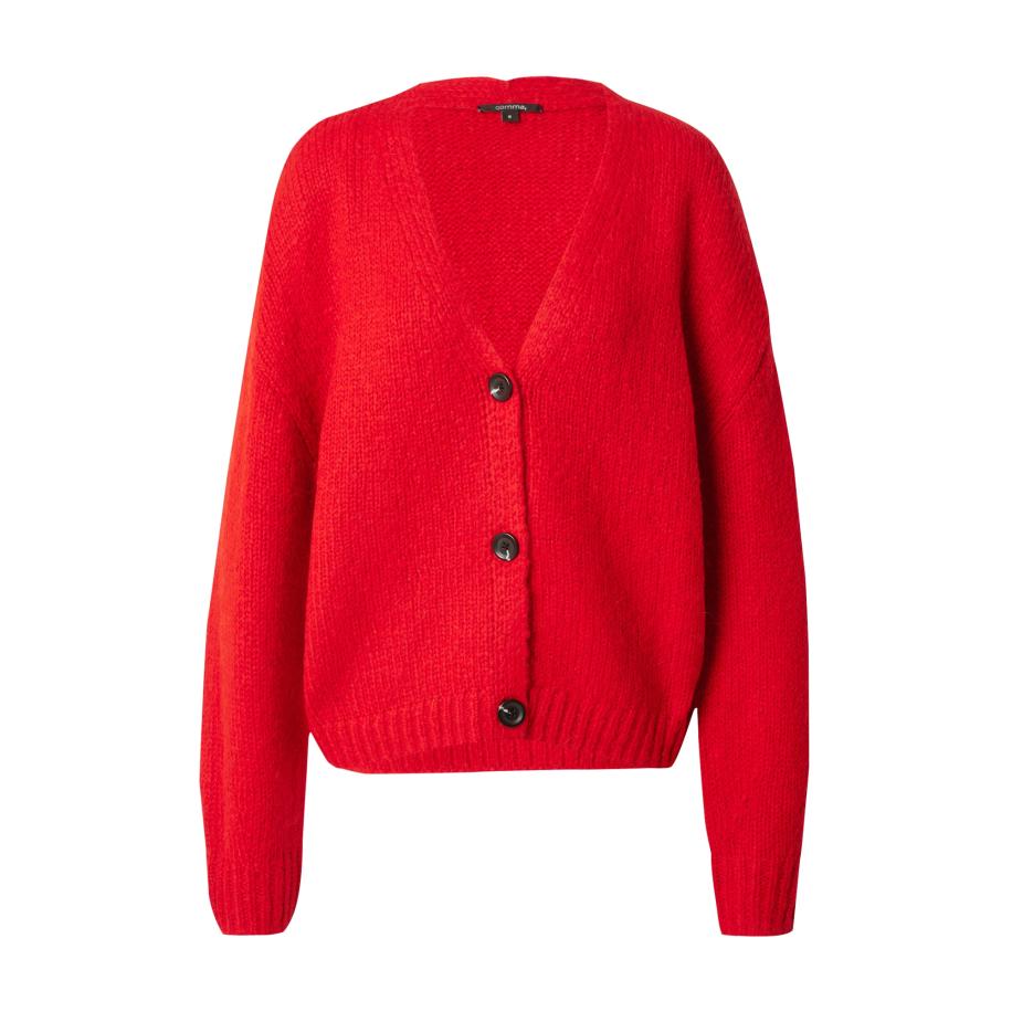 Comma COMMA Gebreid vest rood -