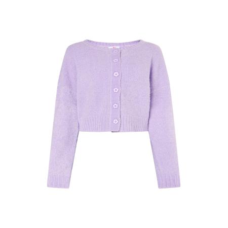 MYMO MYMO Gebreid vest lichtlila