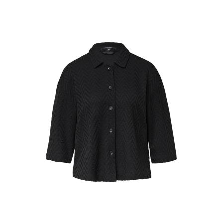 Comma COMMA Gebreid vest zwart