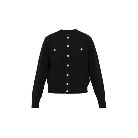 DreiMaster DreiMaster Klassik Gebreid vest Klassik zwart