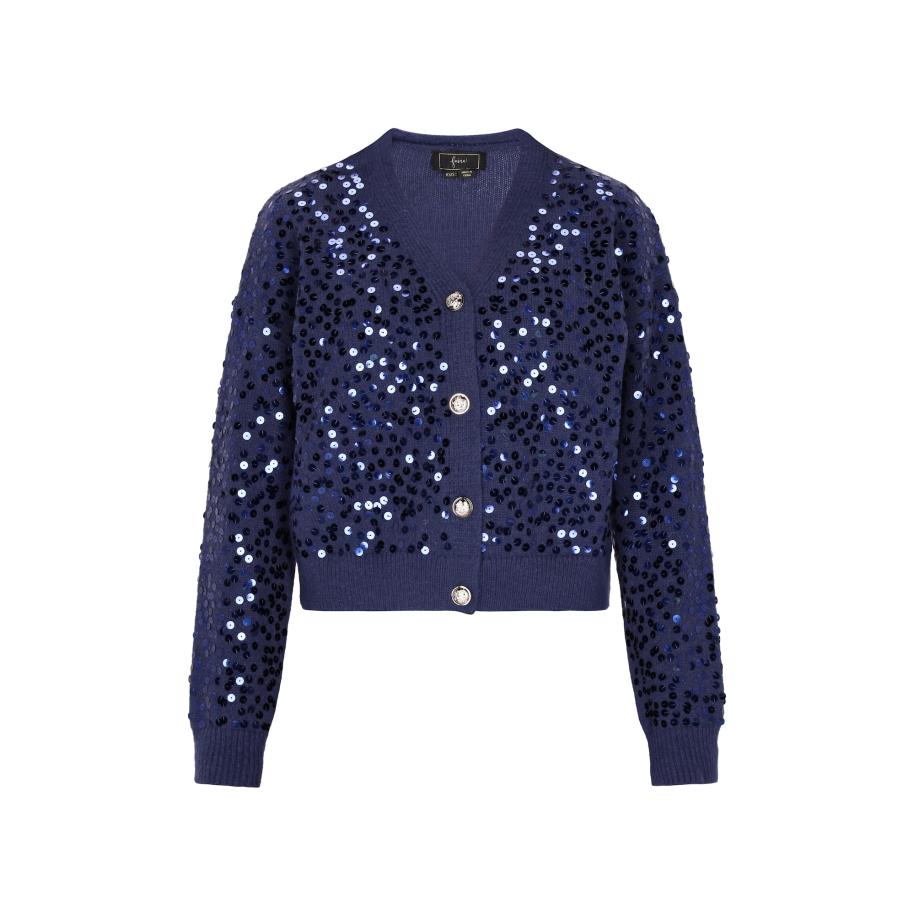 Faina faina Gebreid vest marine -