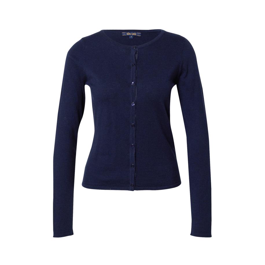 King Louie King Louie Gebreid vest donkerblauw -