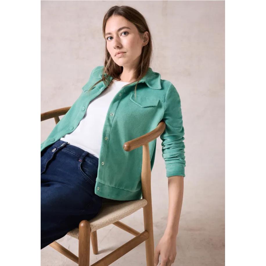 CECIL Corduroy jas Groen