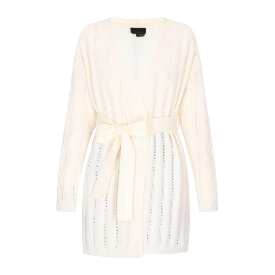 DreiMaster DreiMaster Klassik Gebreid vest offwhite -