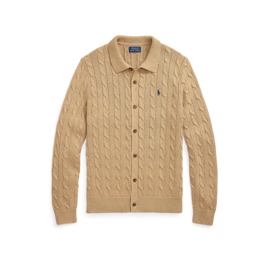 Polo Ralph Lauren Gebreid vest sand Bruin