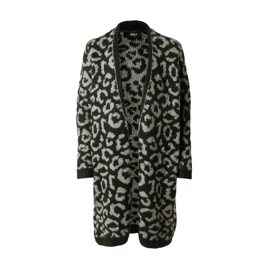 Only ONLY Gebreid vest ONLJADE grijs / zwart -