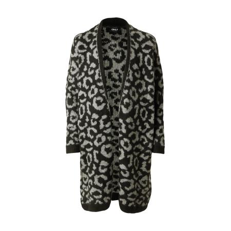 Only ONLY Gebreid vest ONLJADE grijs / zwart