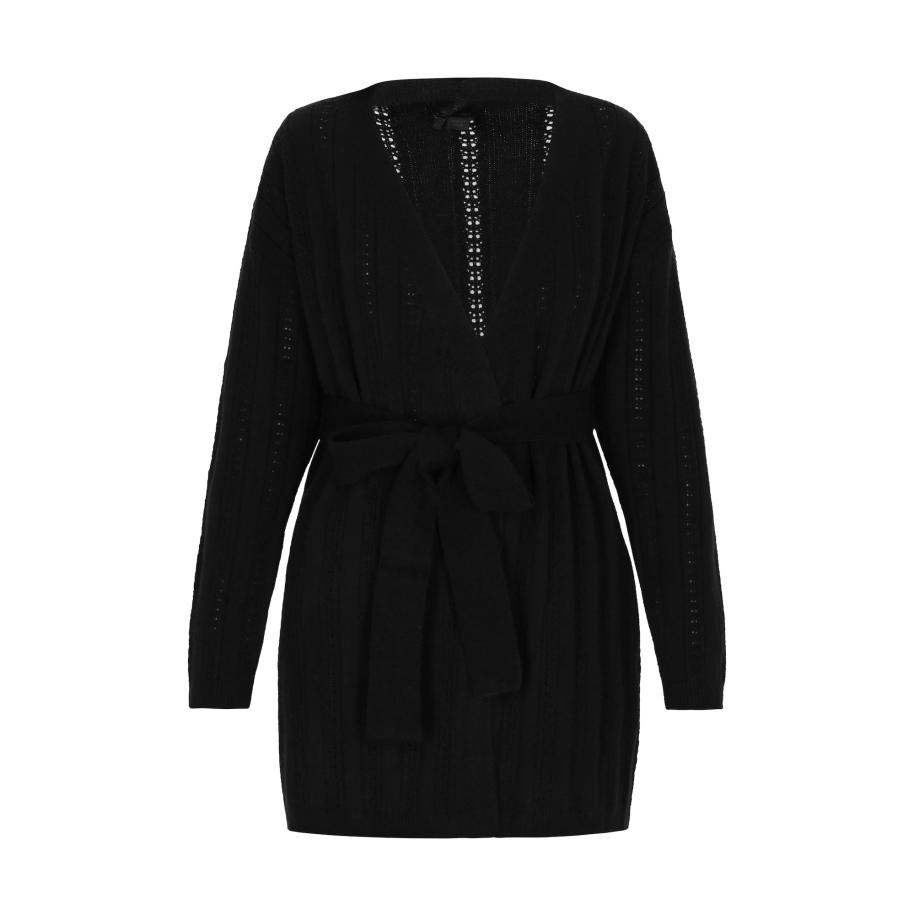 DreiMaster DreiMaster Klassik Gebreid vest zwart -