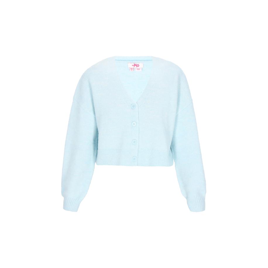 MYMO MYMO Gebreid vest Young Fashion lichtblauw -