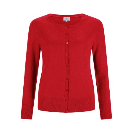 CASH-MERE.CH CASH-MERE.CH Gebreid vest rood