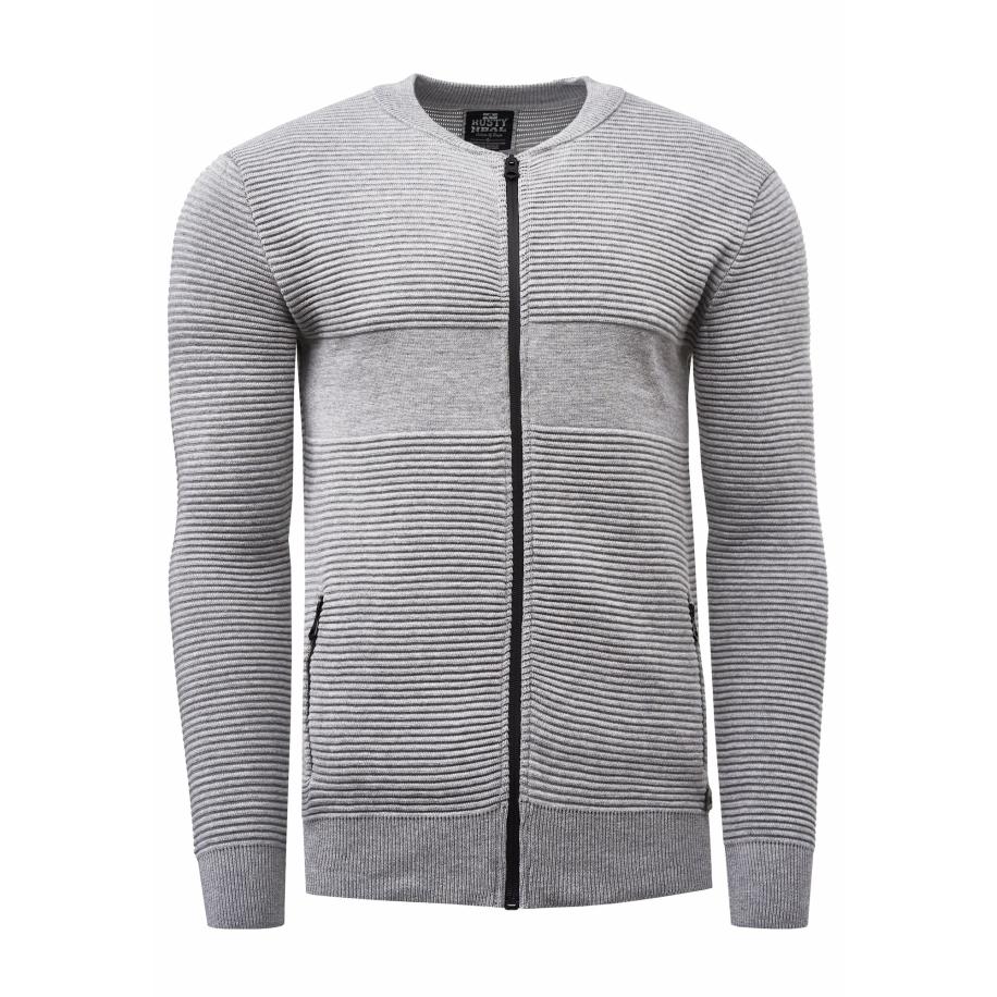 Rusty Neal Rusty Neal Gebreid vest grijs -