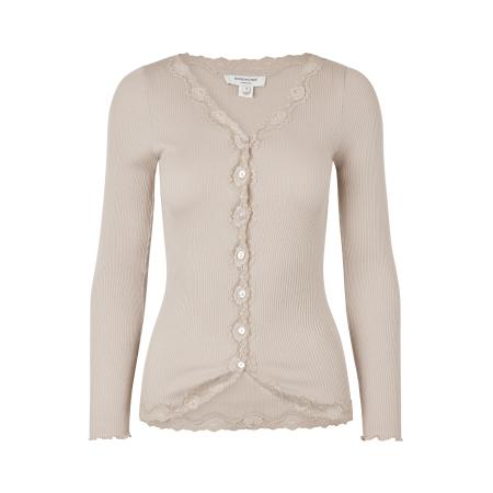 Rosemunde rosemunde Gebreid vest cappuccino