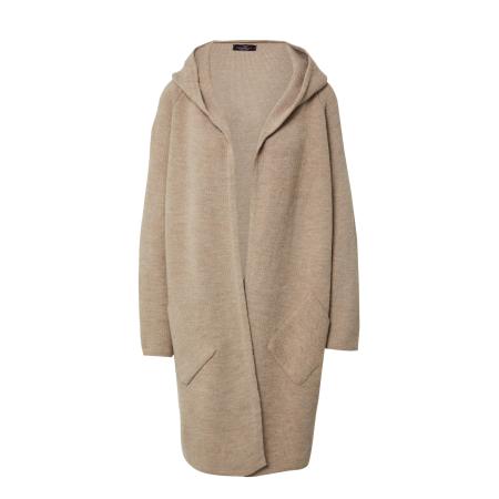 zwillingsherz Zwillingsherz Gebreid vest Annabell donkerbeige