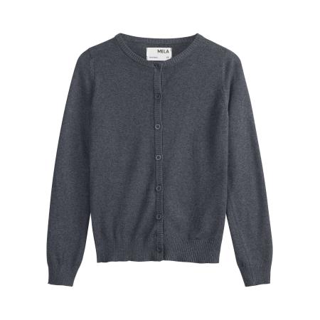 MELA MELA Gebreid vest Nameen antraciet