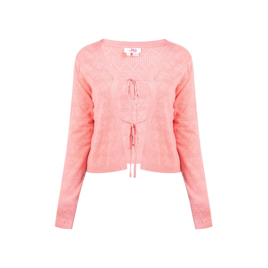 MYMO MYMO Gebreid vest pink -