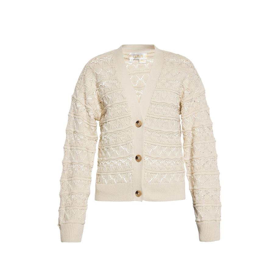 CELOCIA CELOCIA Gebreid vest beige -