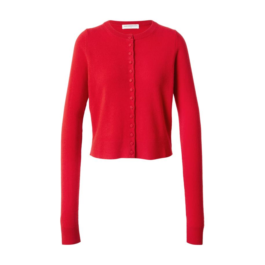 Pure Cashmere NYC Pure Cashmere NYC Gebreid vest rood -