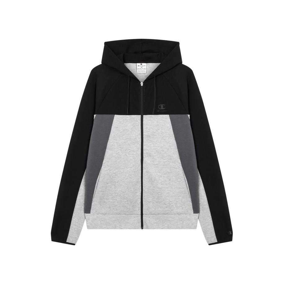 Champion Authentic Athletic Apparel Champion Authentic Athletic Apparel Sweatvest donkergrijs / grijs gemêleerd / zwart -