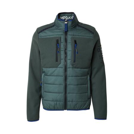 Camp David CAMP DAVID Fleece jas donkergroen