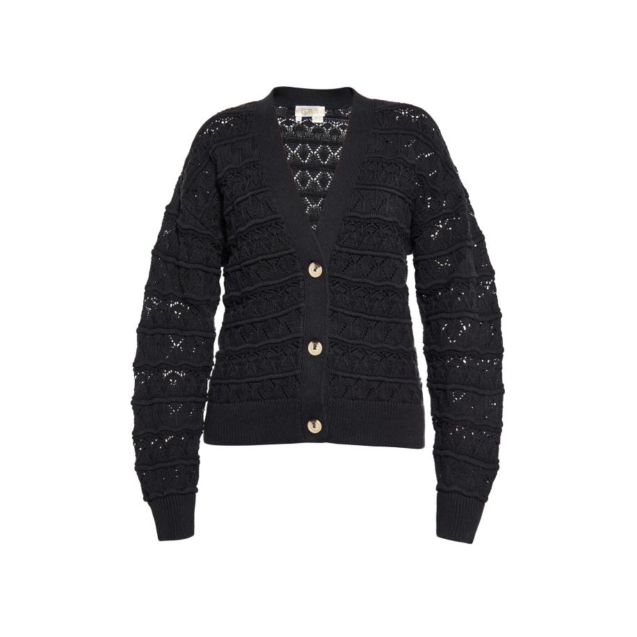 CELOCIA CELOCIA Gebreid vest zwart -