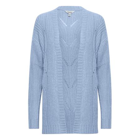 Oxmo Gebreid vest Cle hemelsblauw