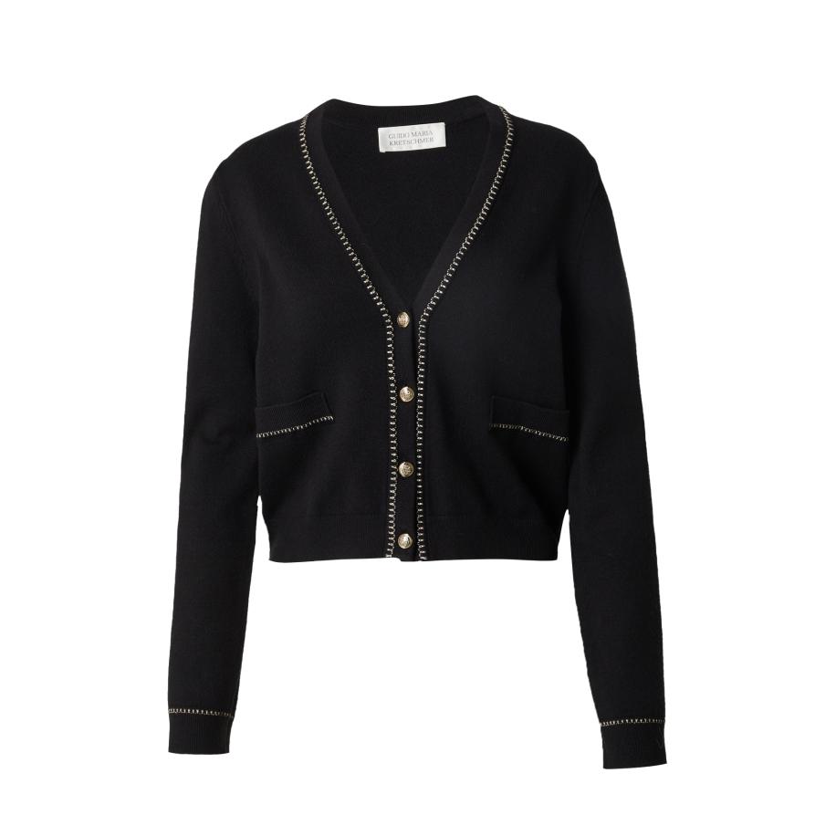 Guido Maria Kretschmer Guido Maria Kretschmer Women Gebreid vest Maylea goud / zwart -